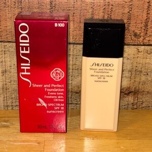 Shiseido Sheer and Perfect Foundation